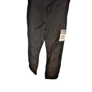 Nordica Womens Ski‎ Snowboard Pants Black Size M LONG Waterproof Insulated
